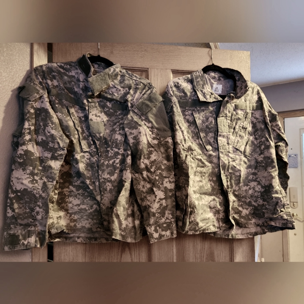 Military Issue Army ACU Digital Camouflage Shirt Jacket Coat BENIFITS CHARITY